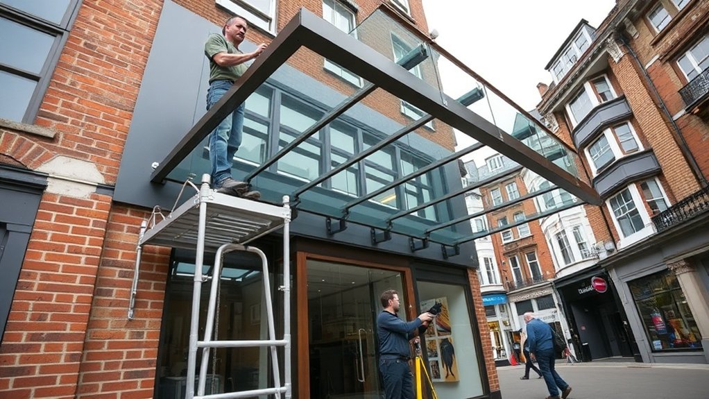 Shopfront Canopy Feltham
